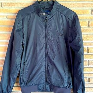 Men’s dark blue Fred Perry jacket/windbreaker. Size small